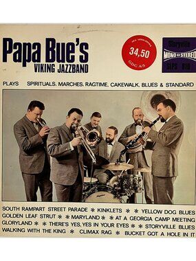 Vintage Vinyl Papa Bue's Viking Jazzband Ragtime Marches Cakewalk Blues and More